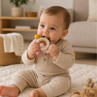 Babistaa™ Silicone & Wood Teether
